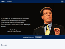 Tablet Screenshot of danielgordis.org